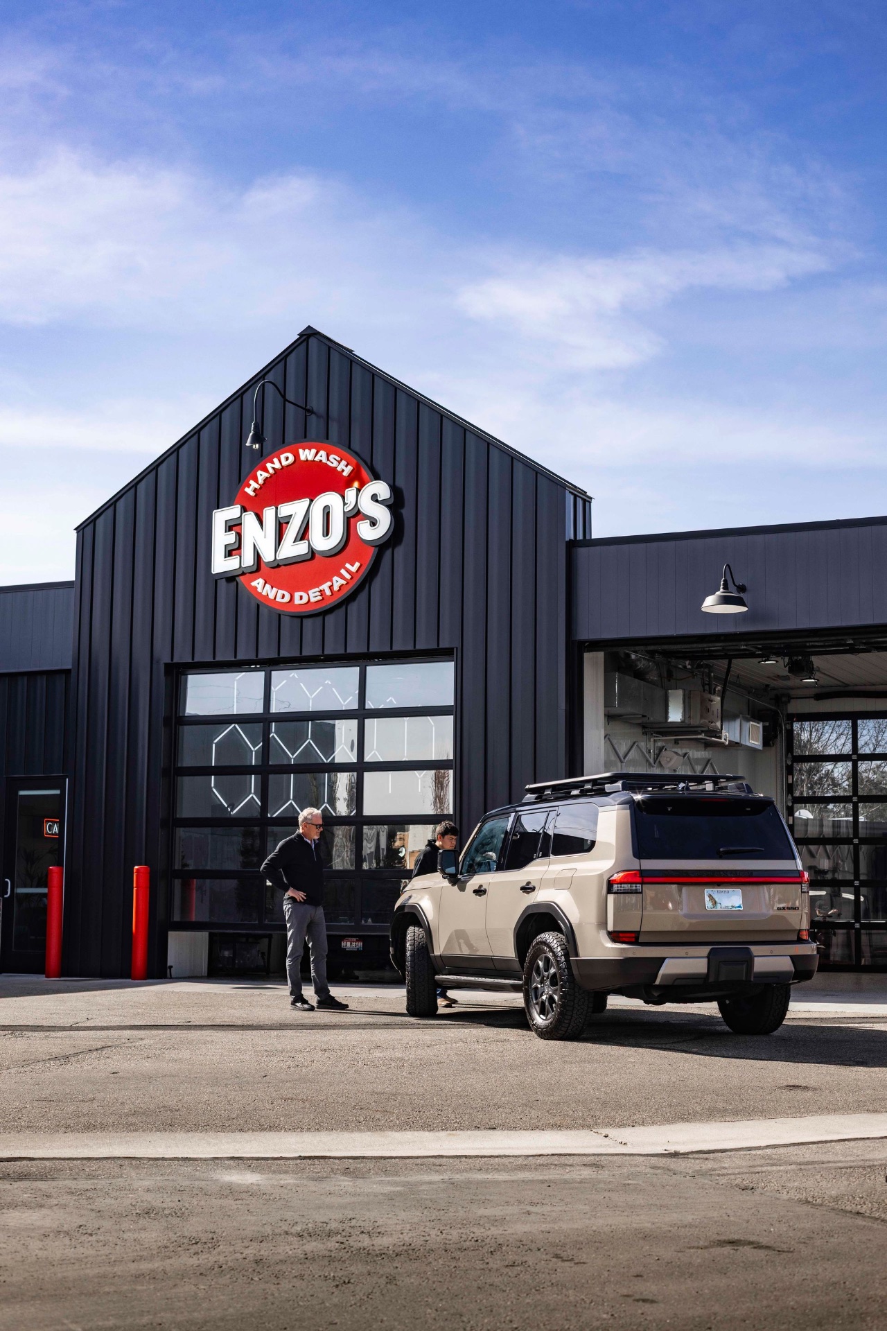 Enzo's Hand Wash & Detail storefront cleaned by Epic
